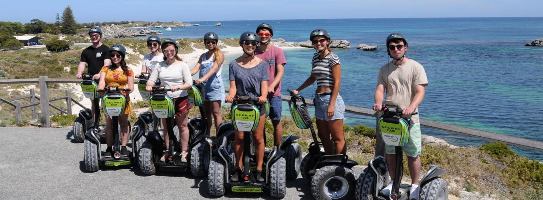ROTTEST ISLAND SEGWAY tours people