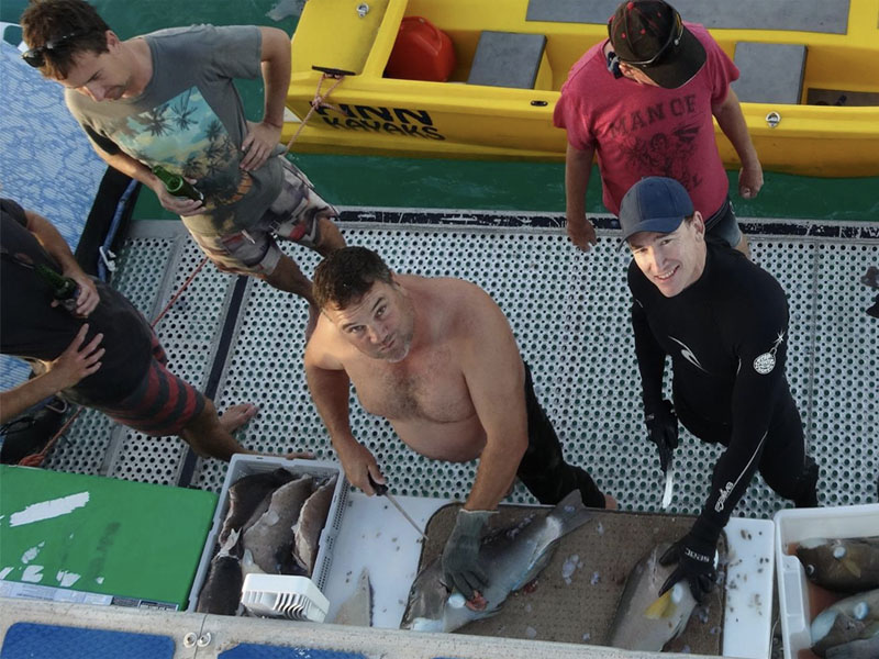 SILVERADO Abrolhos Islands fishing charters Ashleigh on fish filets