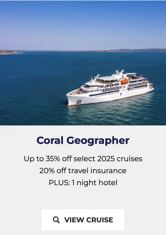 CORAL GEOGRAPHER latest cruise deal image