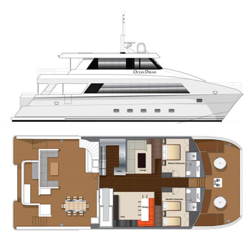 OCEAN DREAM Deck plans box