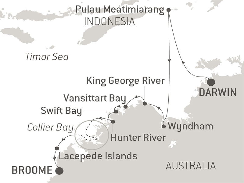 PONANT TO BROOME map