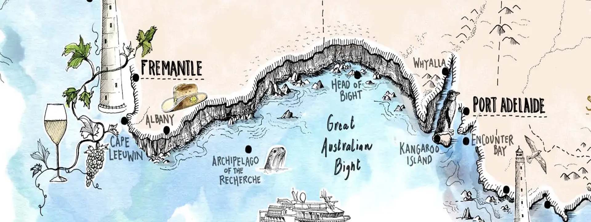 CORAL GEOGRAPHER WILD ISLANDS & WALKS SOUTH AUSTRALIA slider