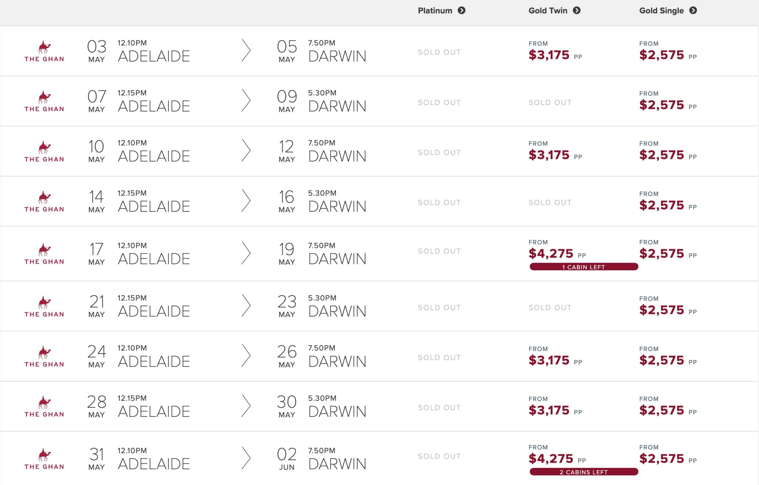 GHAN-dates-prices-Adelaide-to-Darwin-May-2023