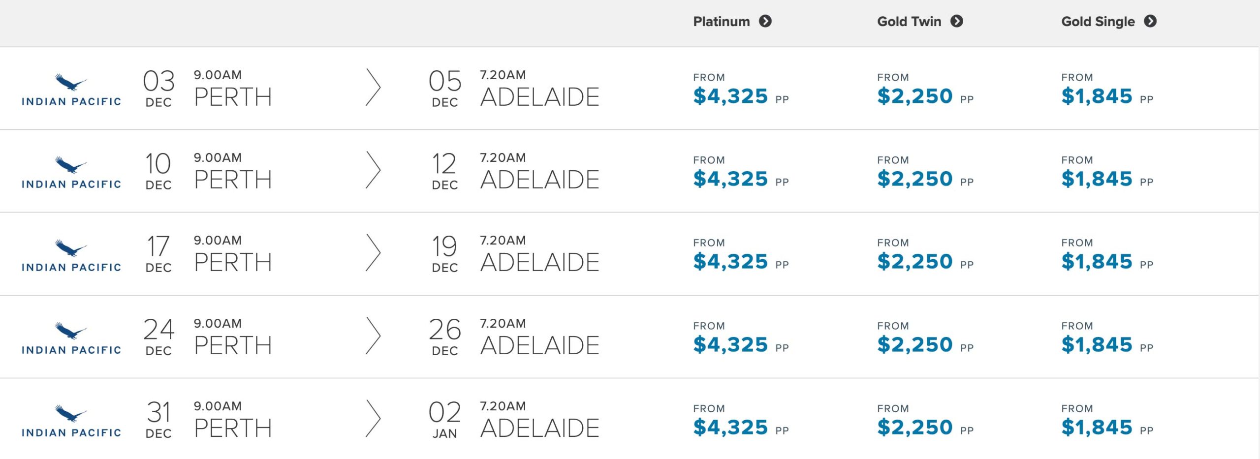 INDIAN-PACIFIC-prices-dates-Perth-to-Adelaide-DEC-2023-