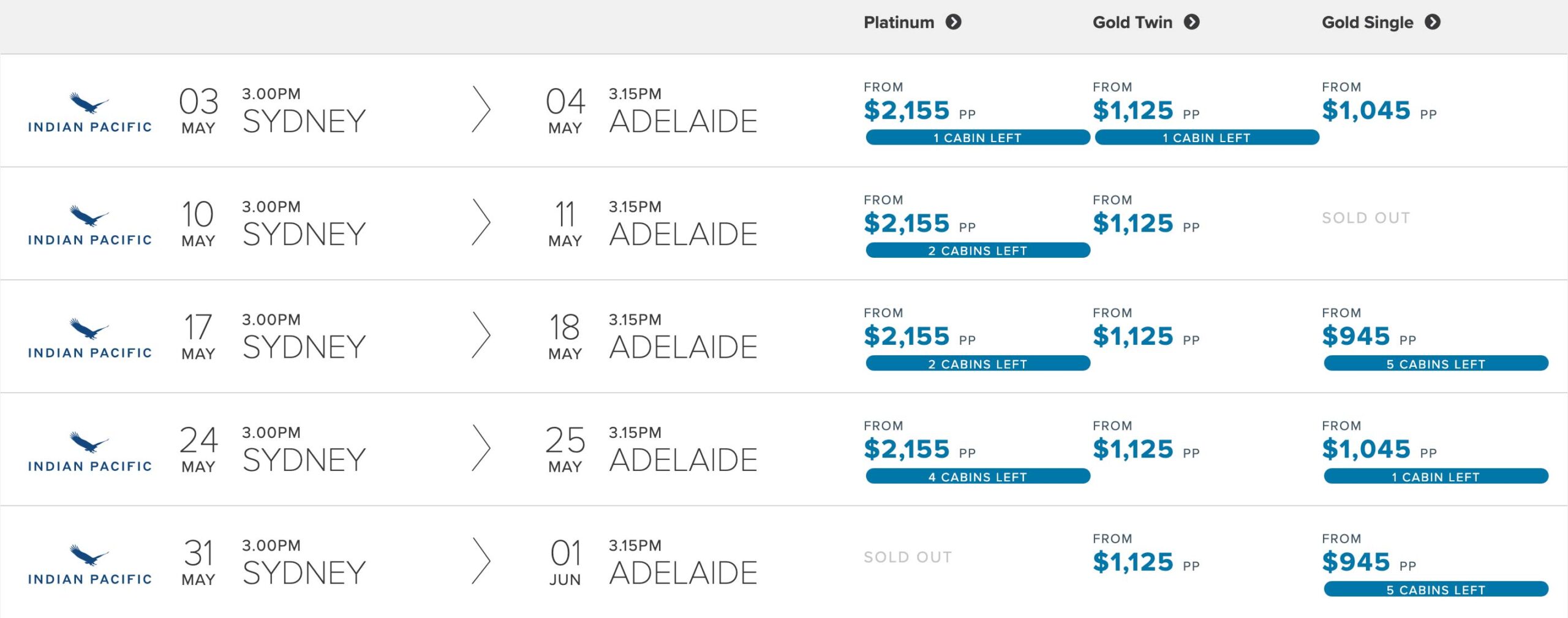 INDIAN-PACIFIC-prices-dates-Sydney-to-Adelaide-MAY-2023