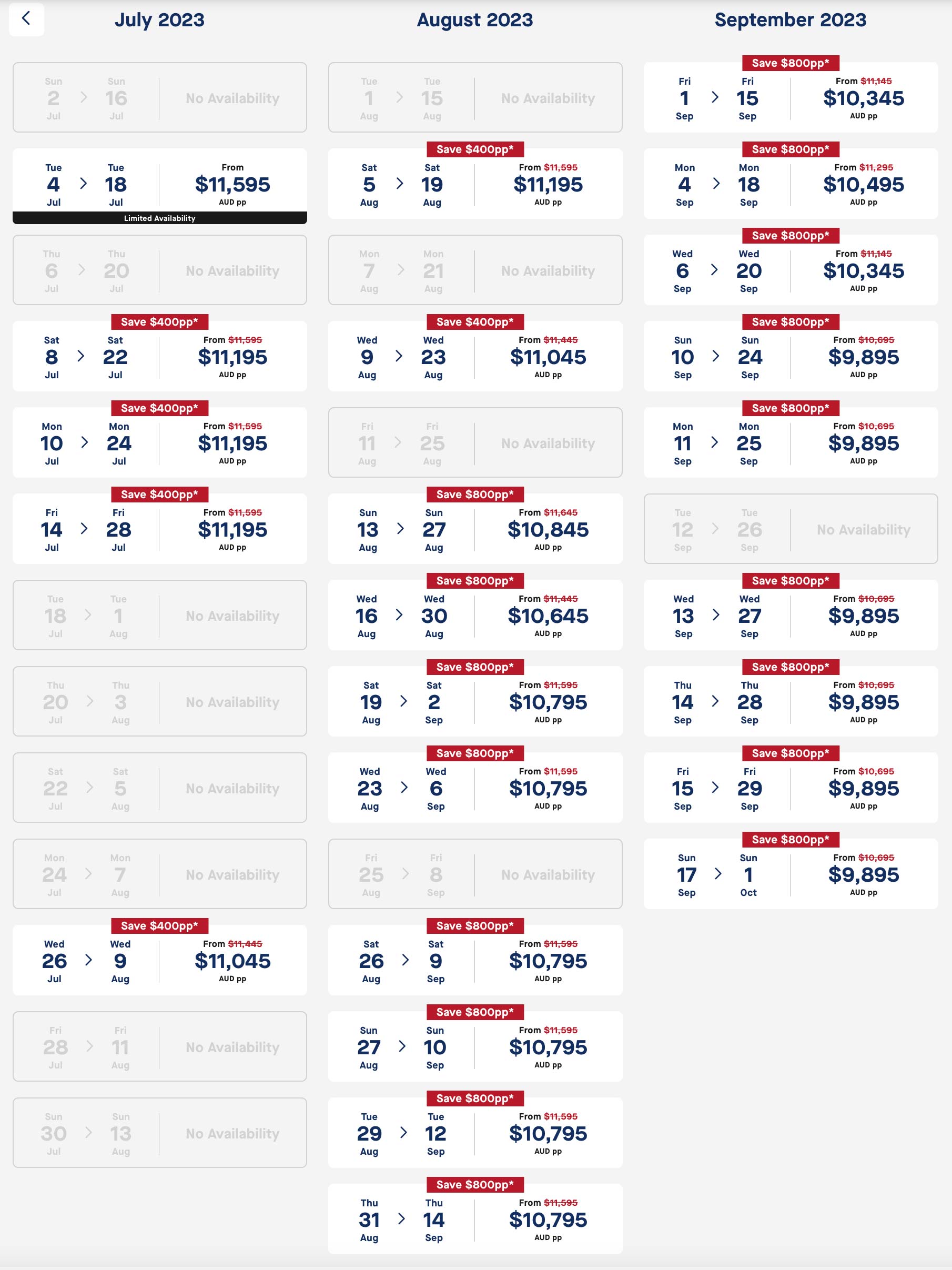 KIMBERLEY COMPLETE APT TOUR DATES 2023 15 Days Tour Broome