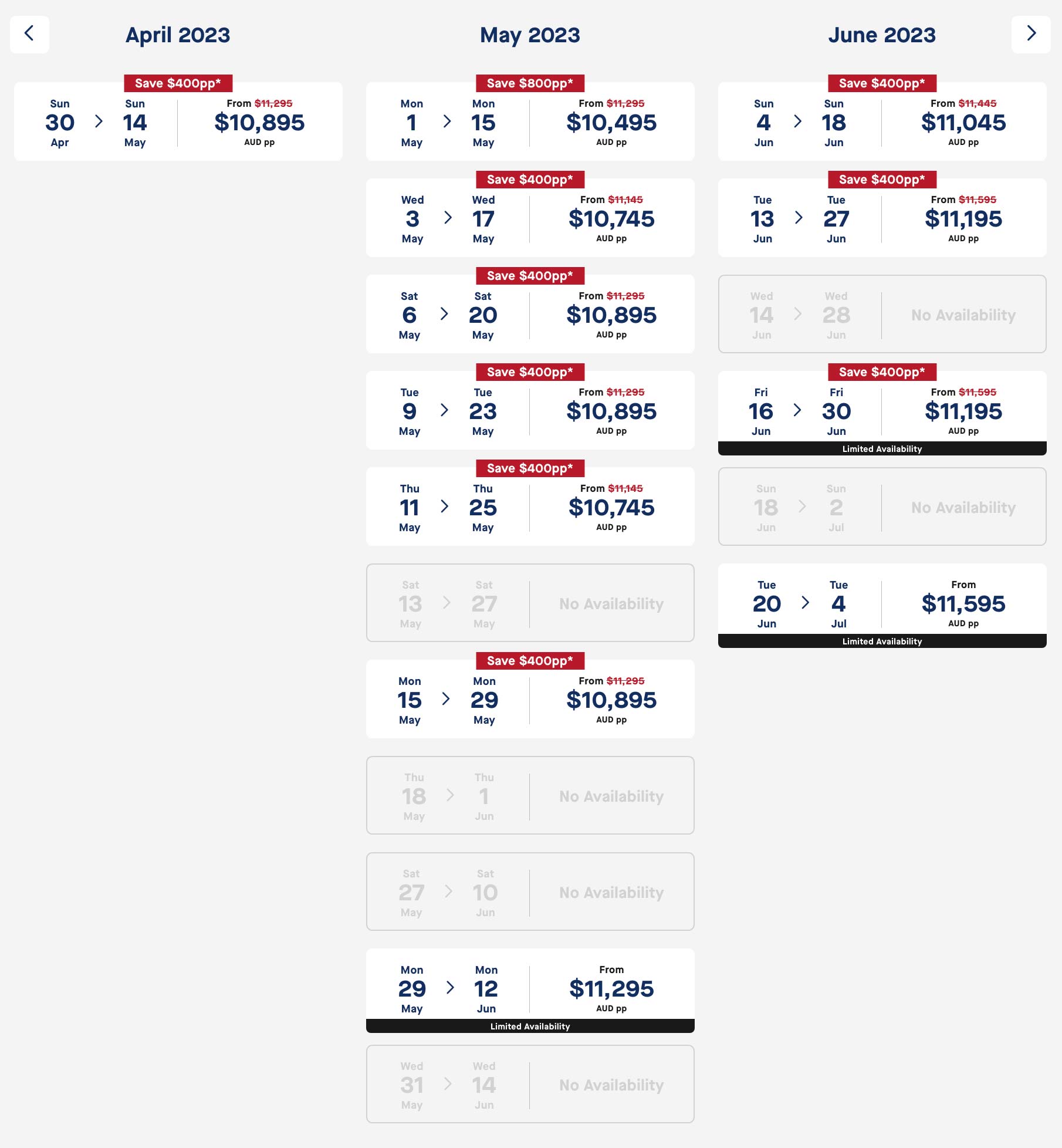 KIMBERLEY COMPLETE APT TOUR DATES 2023 15 Days Tour Broome