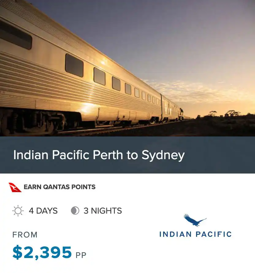 Sydney To Perth Train Indian Pacific Fares Timetable XOXUF