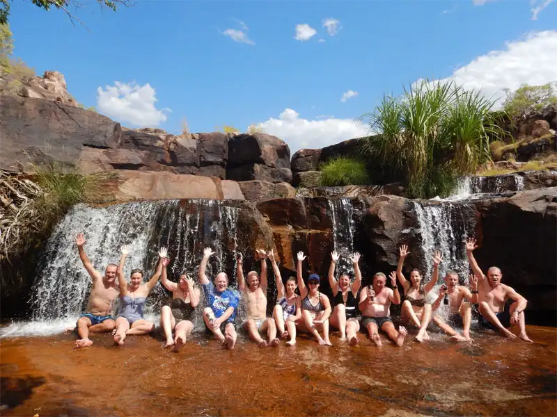 LADY-M-Kimberley-cruise-water-hole-swim-group- LADY-M-Kimberley-cruise-water-hole-swim-group-
