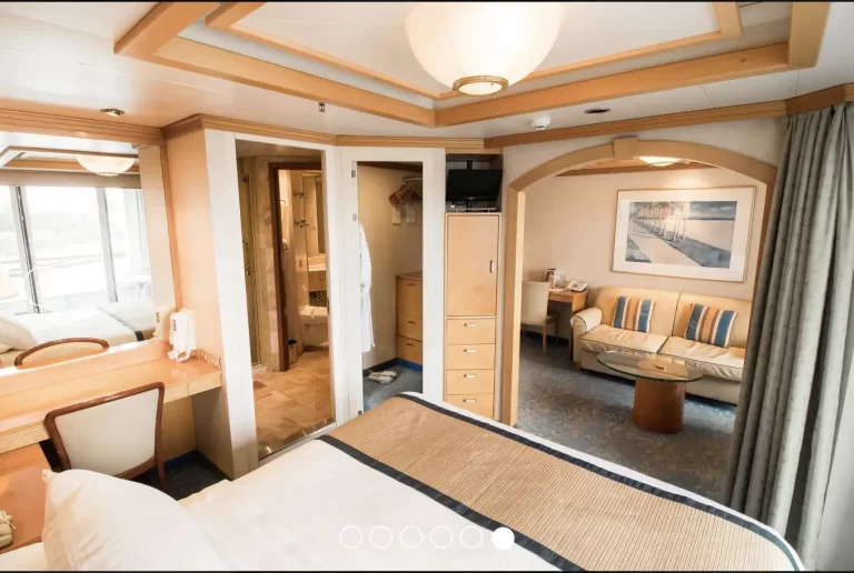 PACIFIC EXPLORER suites view to lounge couch