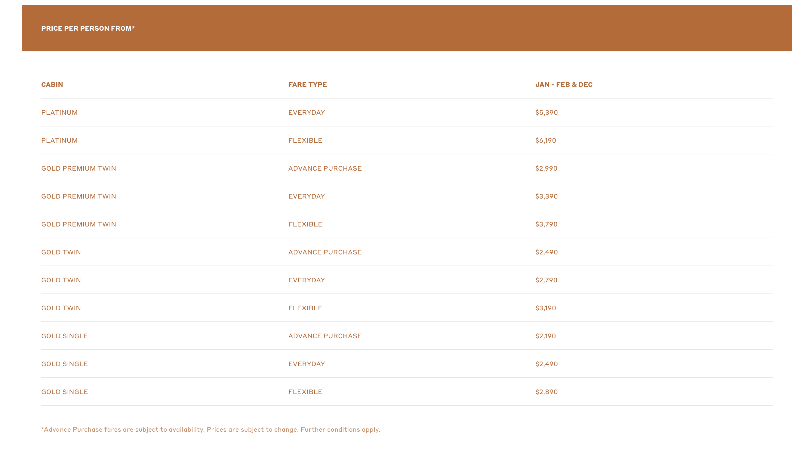 GREAT-SOUTHERN-ADELAIDE-BRISBANE-prices-2025