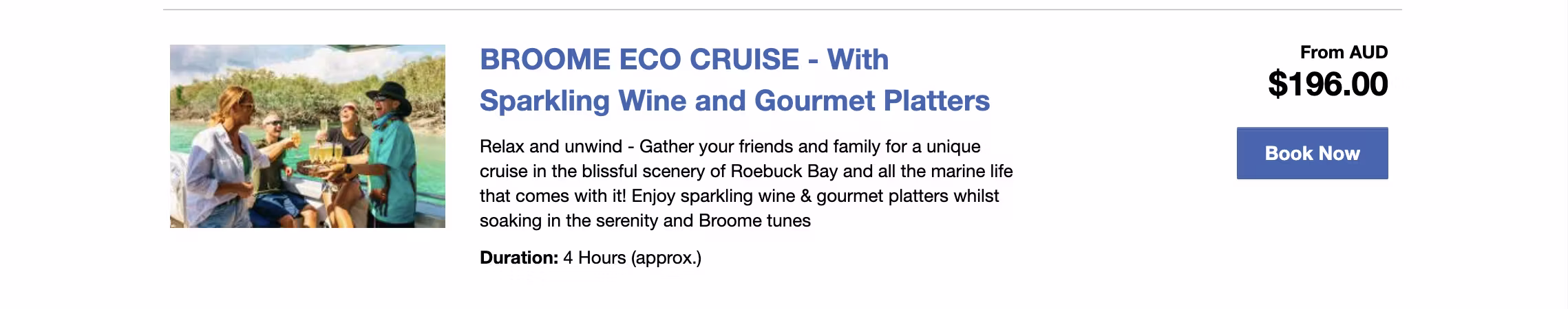 BROOME ECO CRUISE Broome Adventure Cruies