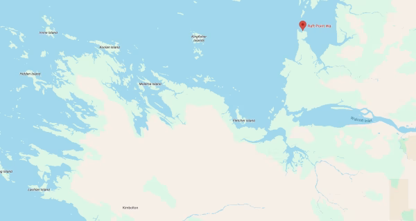RAFT POINT location on map