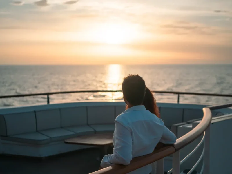 Sunset-Le Jacques Cartier-PONANT