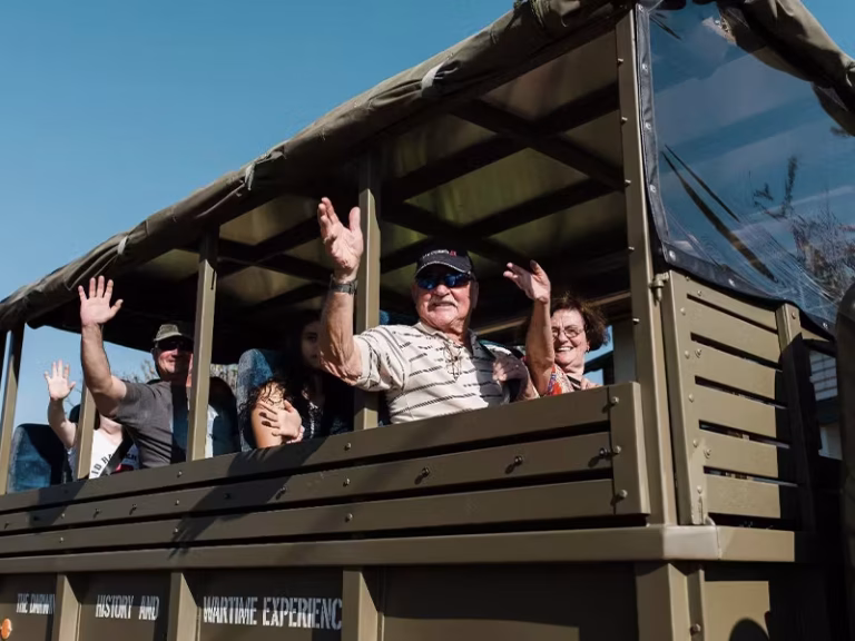 DARWIN WORLD WAR II TOURS image truck passengers