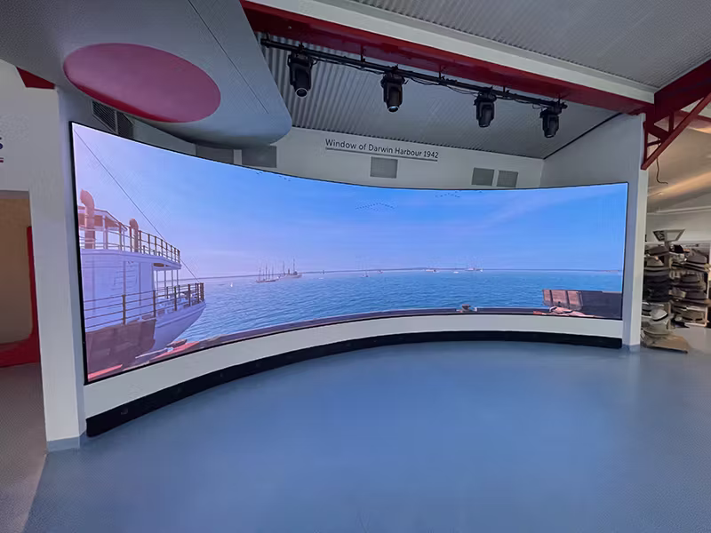 RFDS Tourist Facility giant screen RFDS Tourist Facility giant screen